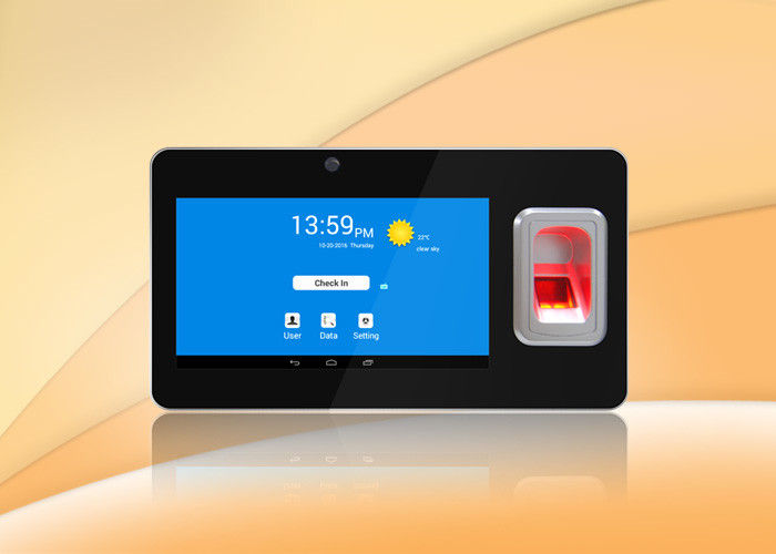 Android Fingerprint Time Attendance System With Big Touch Screen GPRS Function