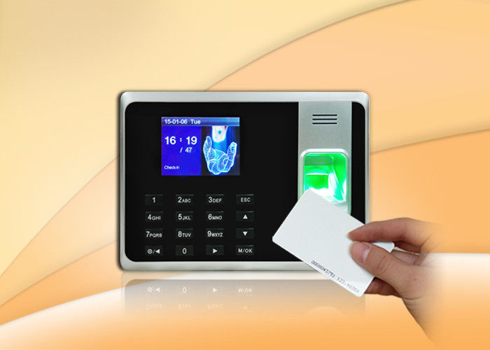 2.8 Inch TFT Screen Fingerprint Time Attendance System Support ID Card Reader
