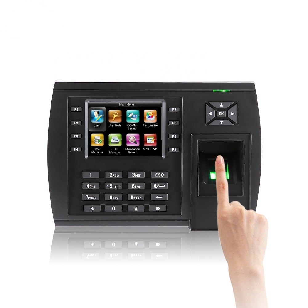 Multimedia WIFI Biometric Employee  Fingerprint Time Attendance System With Card Reader