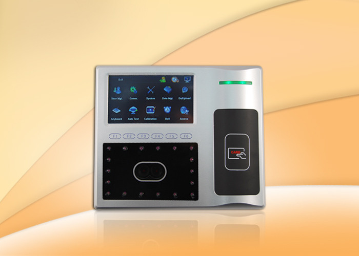 Facial recognition time attendance management system with Rfid card