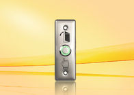 Stainless steel Exit Push Button For Access Control With Nickel - Plated Copper Button