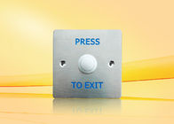 Nickel - Plated Copper Door Exit Push Button For Access Control  , Press to exit