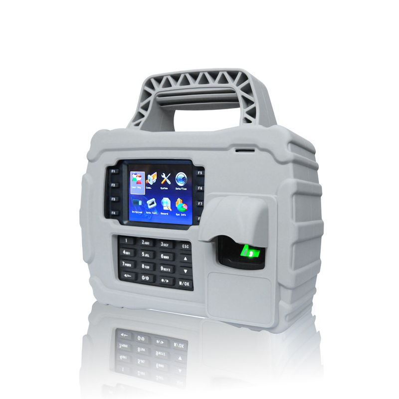 Portable Outdoors Fingerprint Time Attendance Machine TFT500P