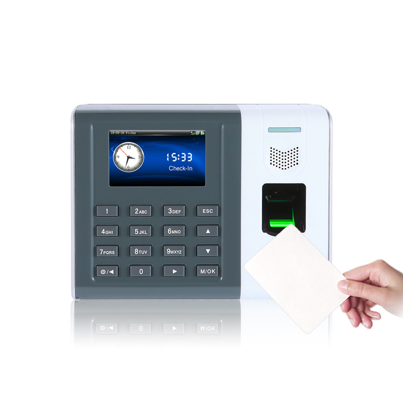 3000 Fingerprint Capacity Biometrics Time Recorder Device With RFID Card Reader
