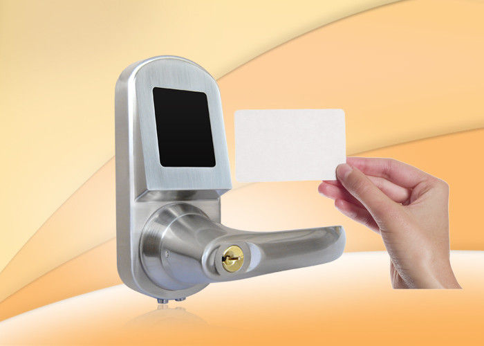 Password RFID Fingerprint Door Lock With 4AA Alkaline Batteries