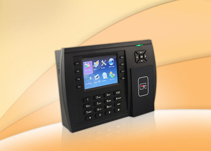 Multimedia Proximity Card Rfid Time Attendance System Multi Language TFT Color Screen