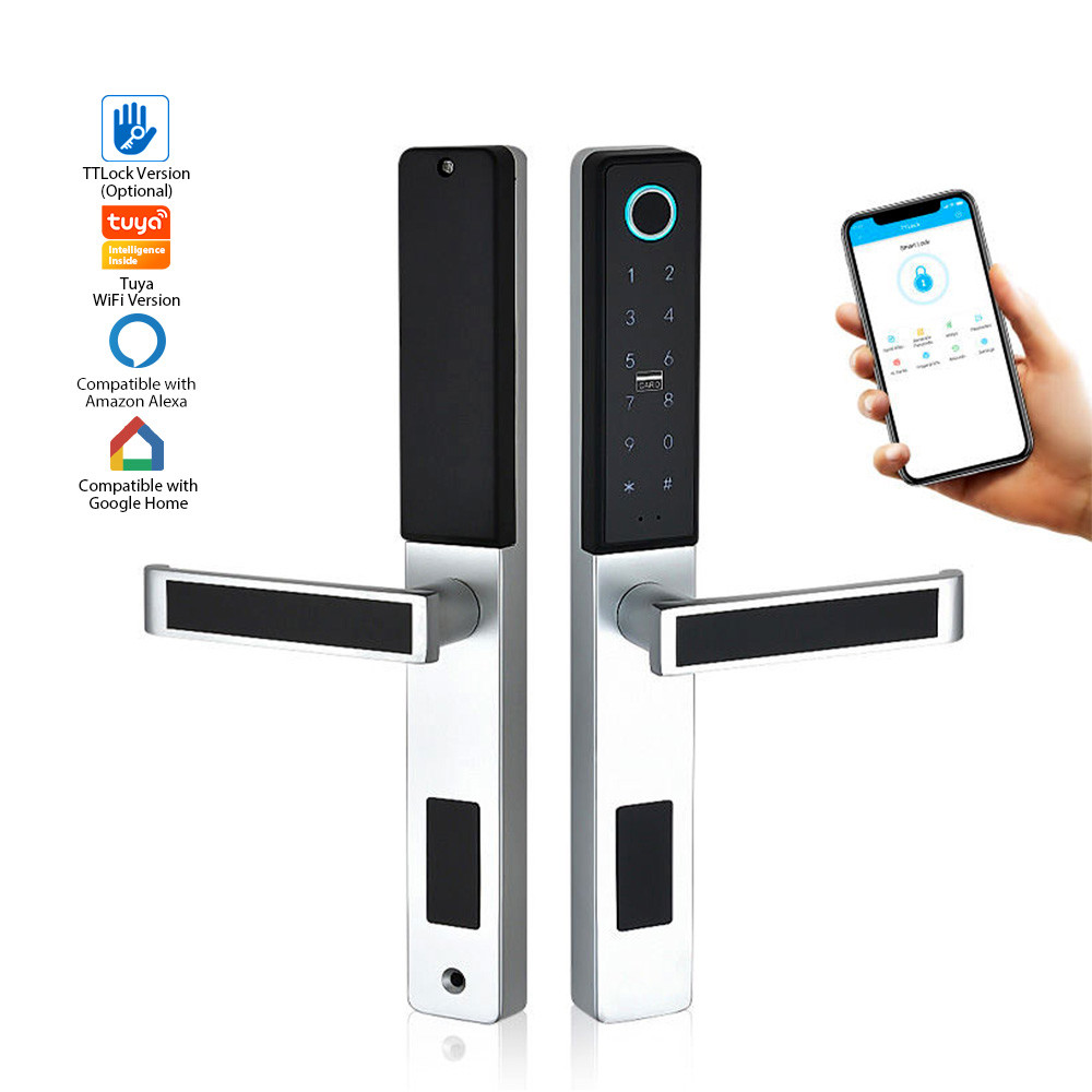 Bluetooth Fingerprint Smart App Door Lock Remote Control /Temporary Password