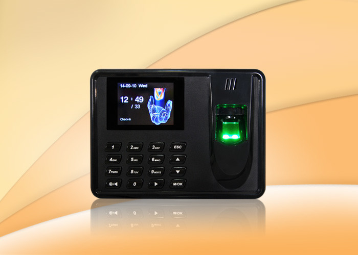 FCC 2.8 Inch TFT USB Biometric Fingerprint Time Attendance System
