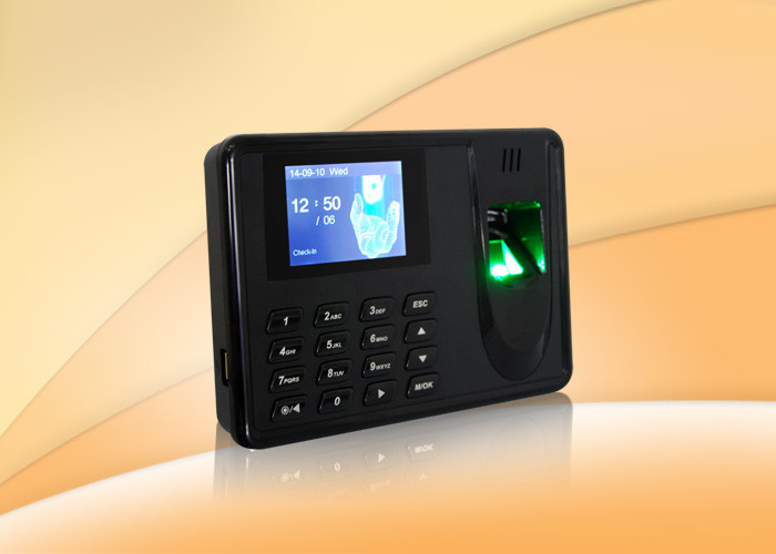 FCC 2.8 Inch TFT USB Biometric Fingerprint Time Attendance System