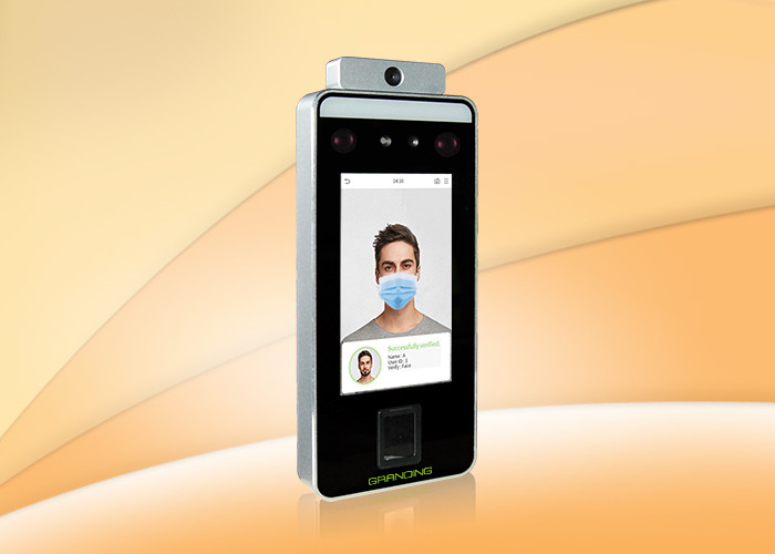Touchless 50CM temperature time office biometric face attendance machine