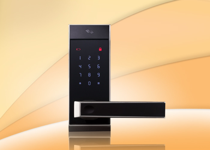 12 Digits Touch Keypad Rfid App Bluetooth Fingerprint 54mm Door Lock