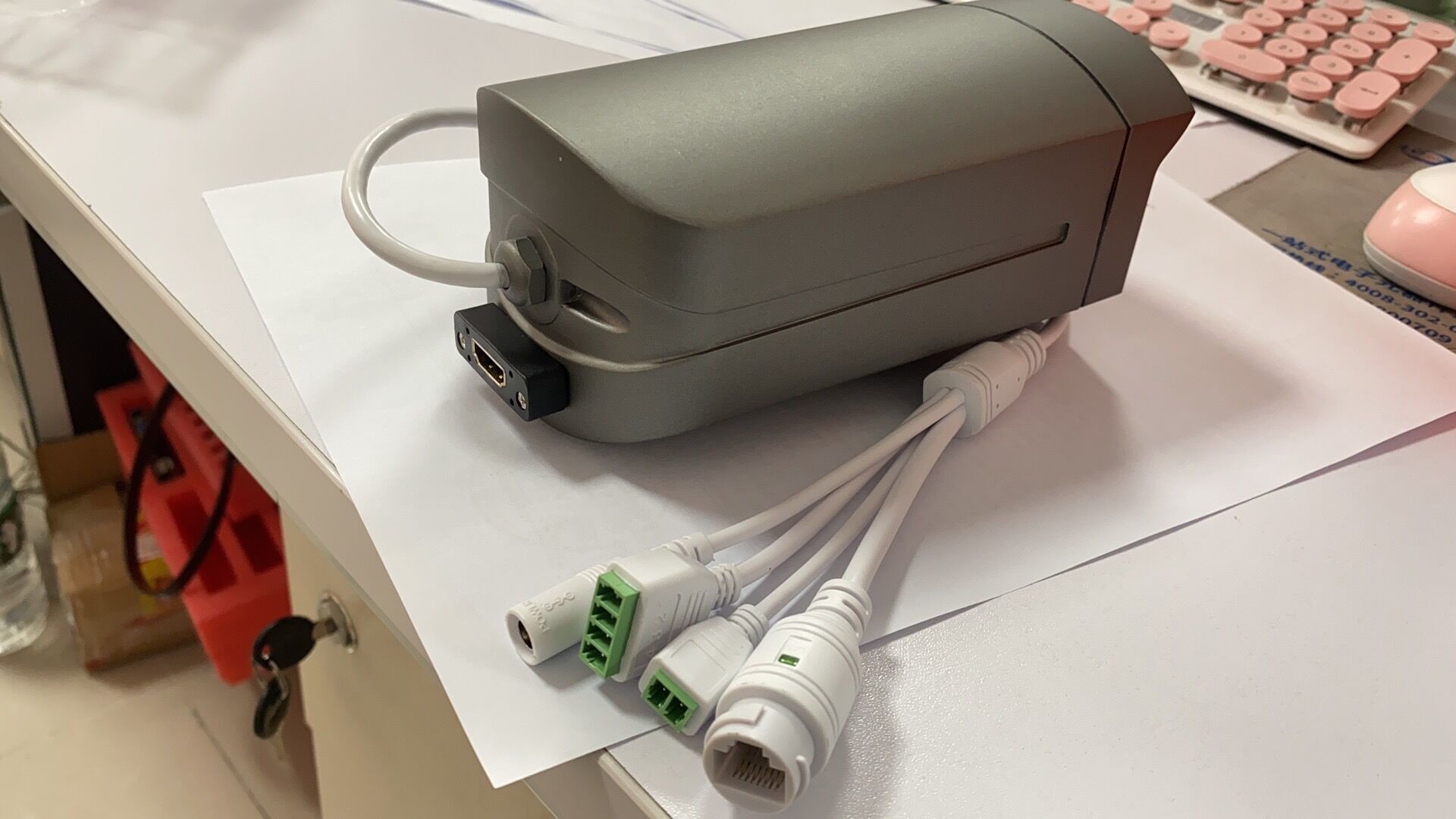 Binocular Bullet  2MP Thermal Temperature Camera Scanner For Fever Detection