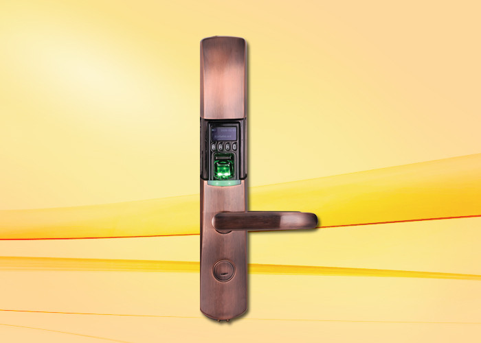USB Connection Fingerprint Door Lock with OLED Display , thumbprint scanner door lock