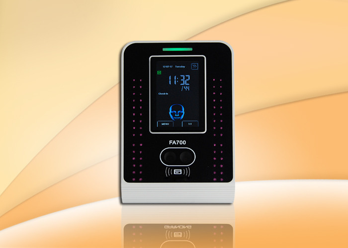 Wireless  Facial Recognition Time Attendance System With WIFI , 3 Inch TFT Touch Screen