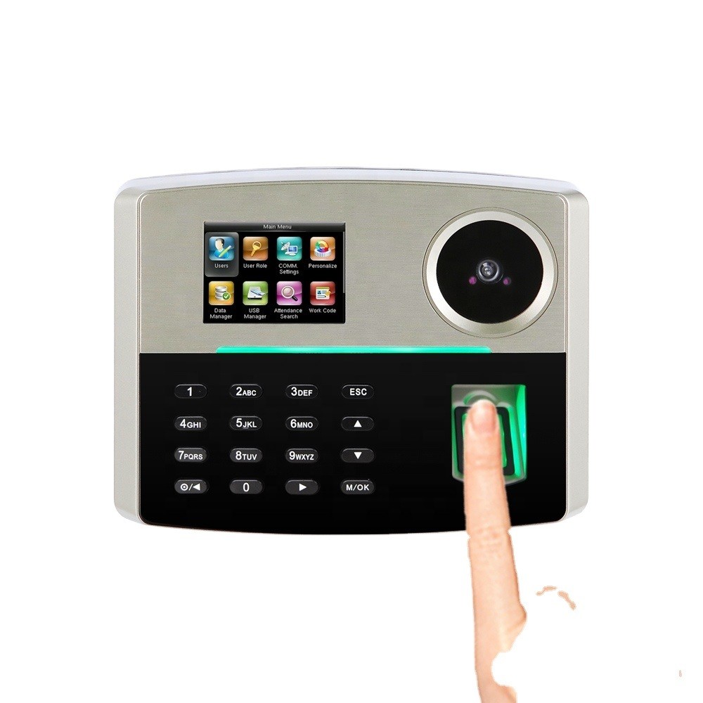 Biometric Fingerprint Scanner Time Attendance And Access Control System With Li Battery Webserver
